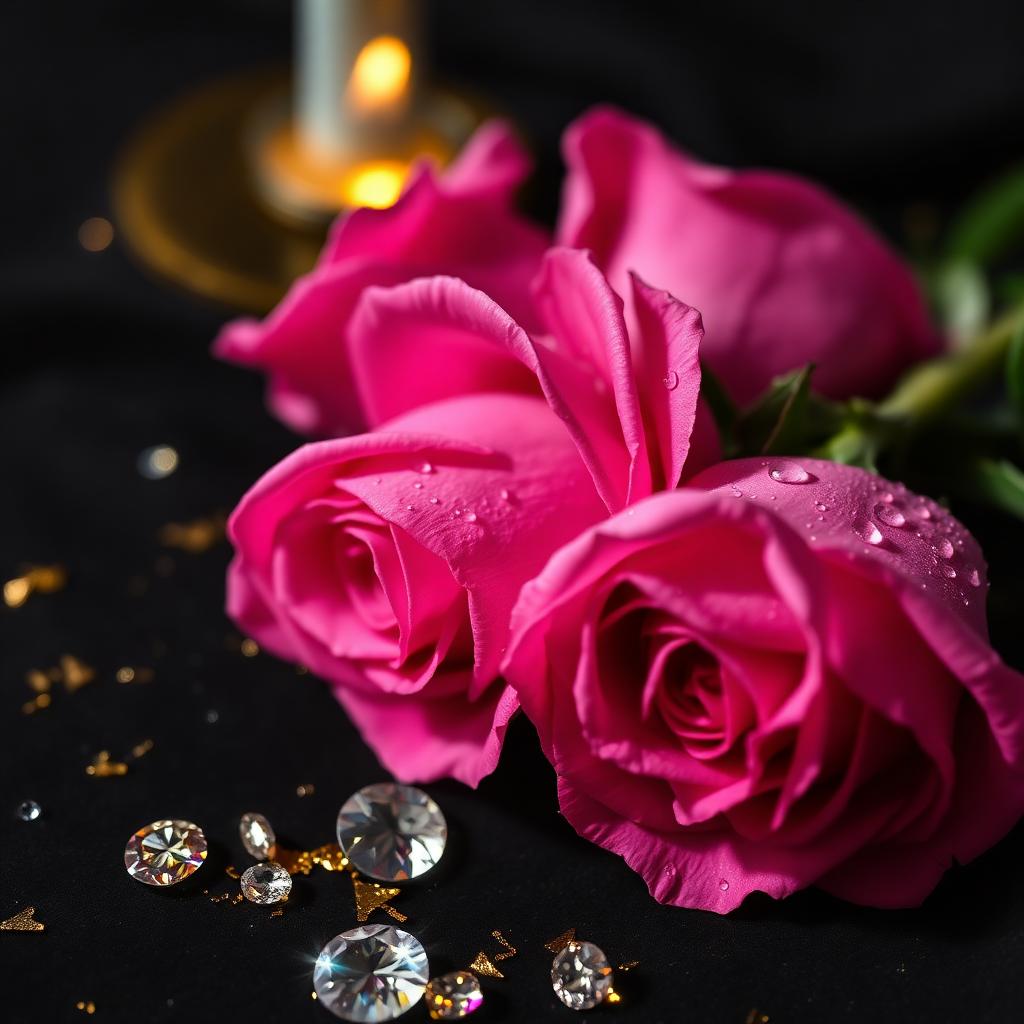 Hot Pink Roses
